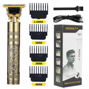 T9 VINTAGE HAIR TRIMMER For Men Orignal METAL BODY | T9 Rechargeable Shaver Machine For Men Professional Hair Trimming Machine | Hair Trimmer and Shaver For Boys